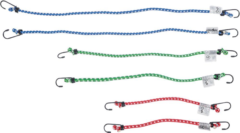 Produktbild Gepäckspanner Satz 300 / 450 / 600 mm 6 teilig bild 2