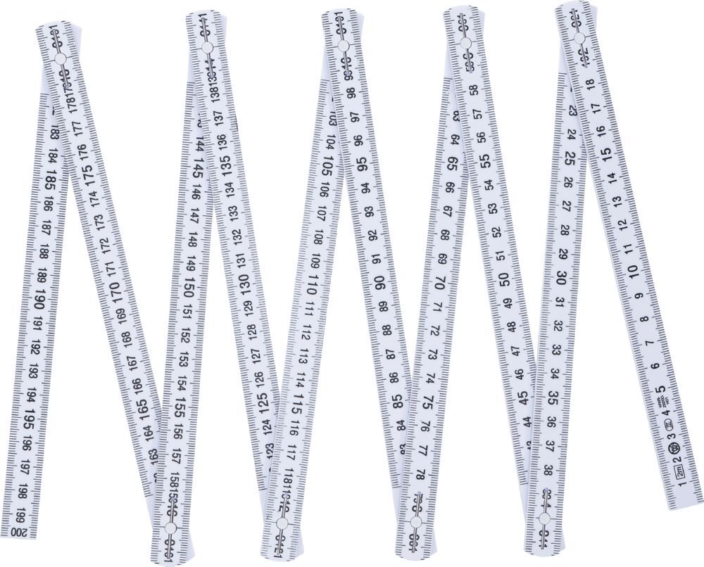 BGS Diy Gliedermaßstab 10 Glieder 2 meter Produktbild BGS Diy Gliedermaßstab 10 Glieder 2 meter bild 2