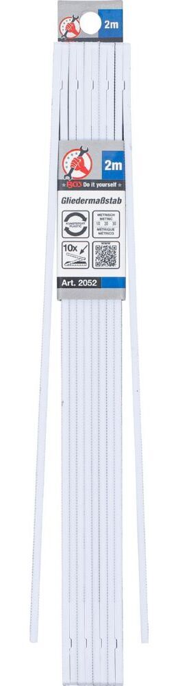 BGS Diy Gliedermaßstab 10 Glieder 2 meter Produktbild BGS Diy Gliedermaßstab 10 Glieder 2 meter bild 4