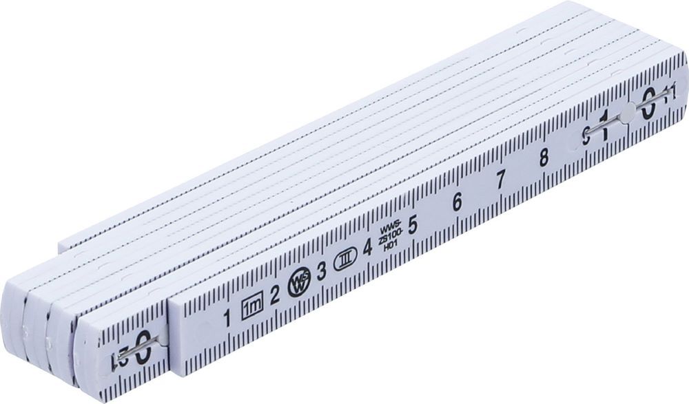 BGS Diy Gliedermaßstab 10 Glieder 1 meter Produktbild BGS Diy Gliedermaßstab 10 Glieder 1 meter