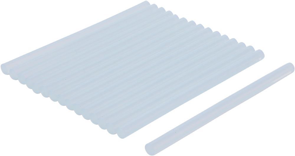 BGS Diy Heißklebe Patronen transparent Durchmesser 11 mm 200 mm 16 teilig Produktbild BGS Diy Heißklebe Patronen transparent Durchmesser 11 mm 200 mm 16 teilig