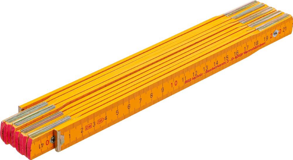 BGS Diy Holz Gliedermaßstab 2 meter Produktbild BGS Diy Holz Gliedermaßstab 2 meter