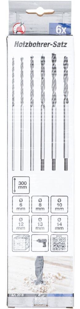 Produktbild Holzbohrer Satz 6 - 14 mm 6 teilig bild 3