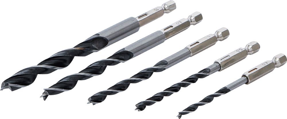 Produktbild BGS Diy Holzbohrer Satz 4 - 10 mm Sechskantantrieb 5 teilig