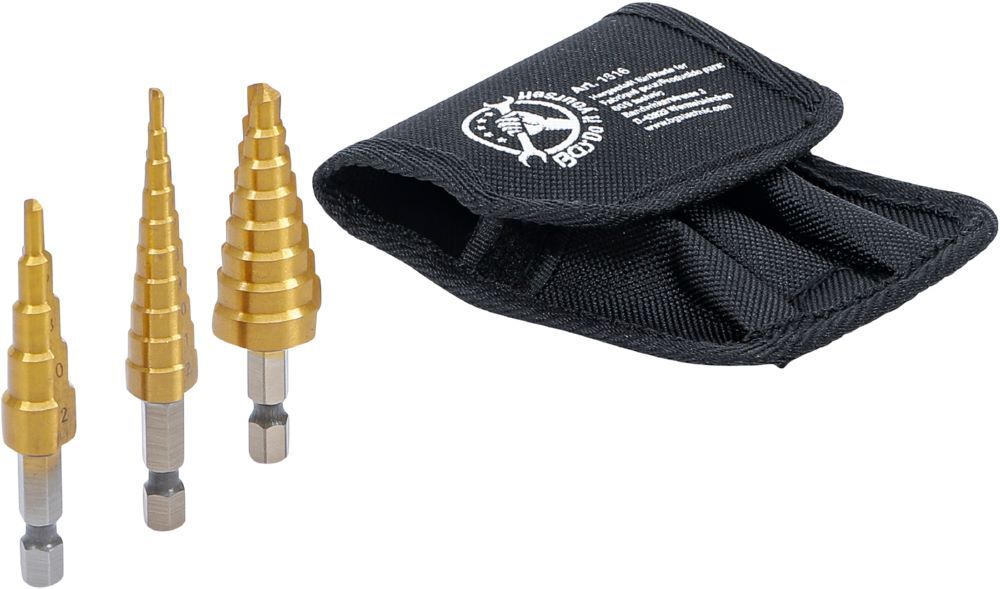 Produktbild HSS Stufenbohrer Satz 3 - 20 mm 3 teilig bild 2