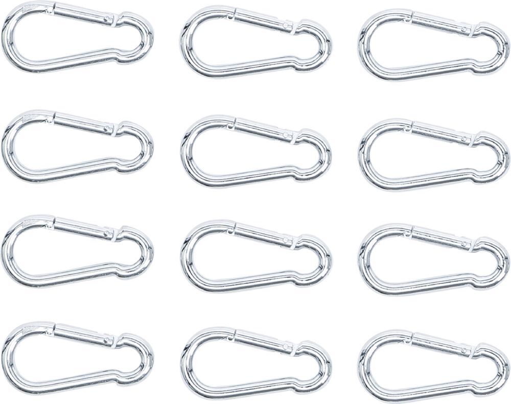 Produktbild Karabinerhaken Sortiment 50 x 5 mm 12 teilig bild 2