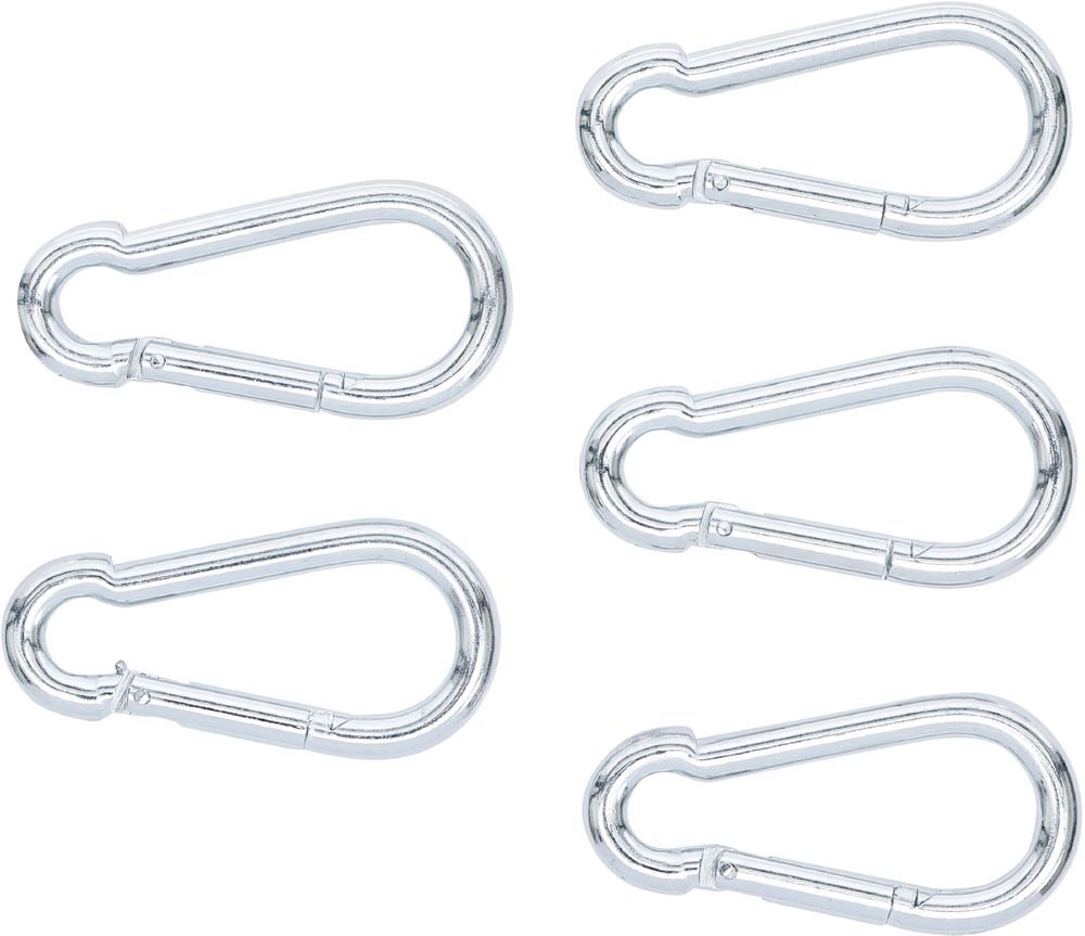 Produktbild Karabinerhaken Sortiment 80 x 8 mm 5 teilig bild 2