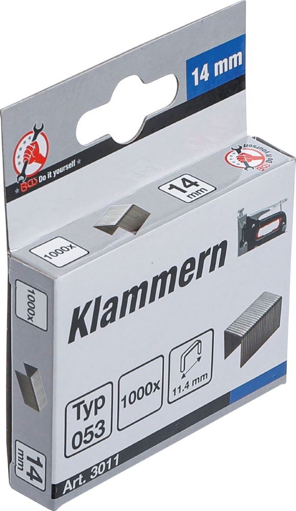 Produktbild Klammern Typ 53 14 x 11,4 mm 1000 Stück bild 3