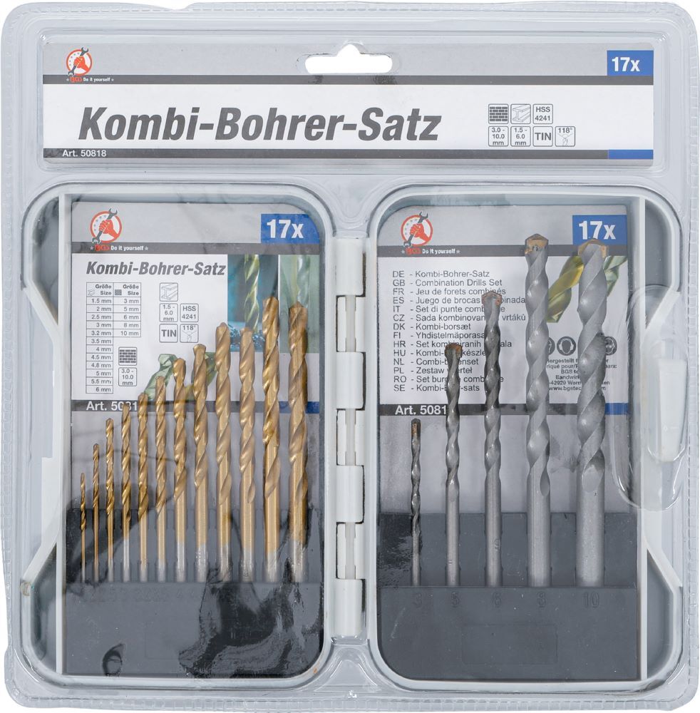 Produktbild Kombi Bohrer Satz 1,5 - 10 mm 17 teilig bild 4