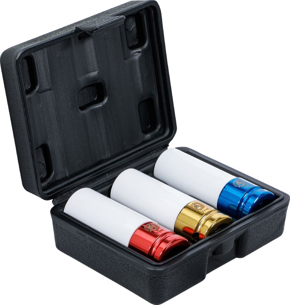 Produktbild Kraft Schoneinsatz Satz Innenvierkant 1/2 Zoll 17 - 19 - 21 mm 3 teilig bild 2