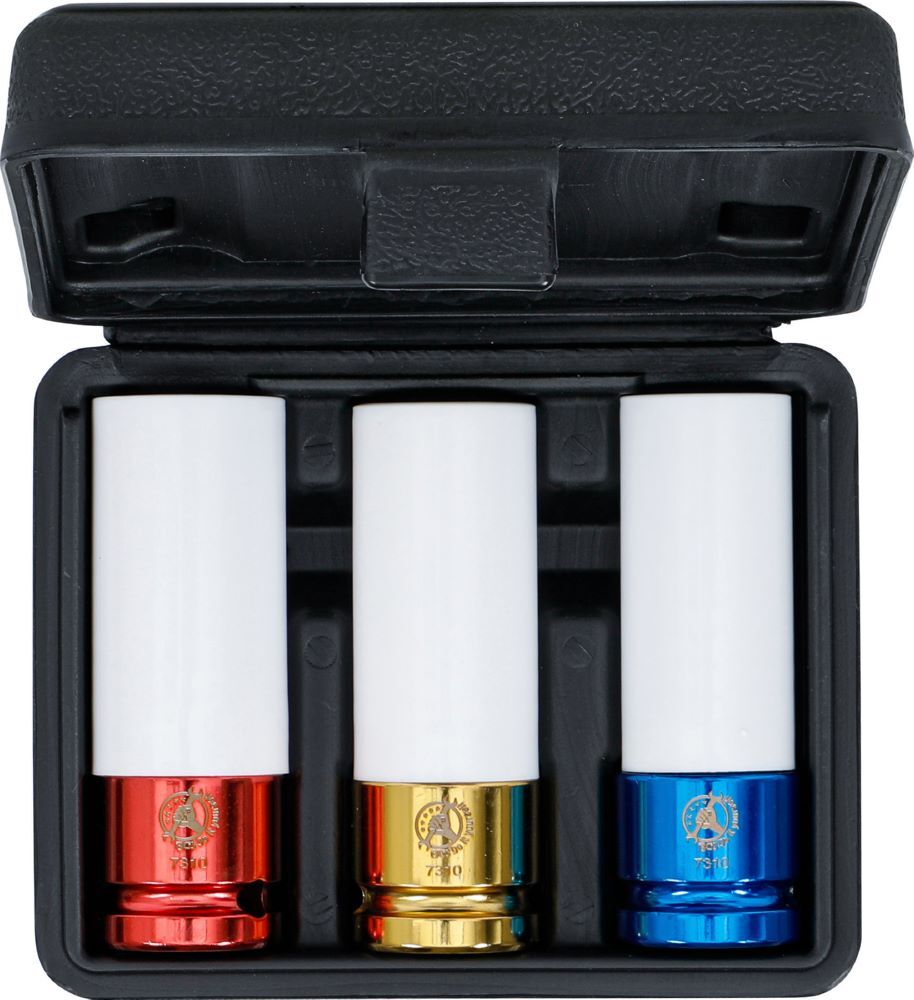 Produktbild Kraft Schoneinsatz Satz Innenvierkant 1/2 Zoll 17 - 19 - 21 mm 3 teilig bild 4