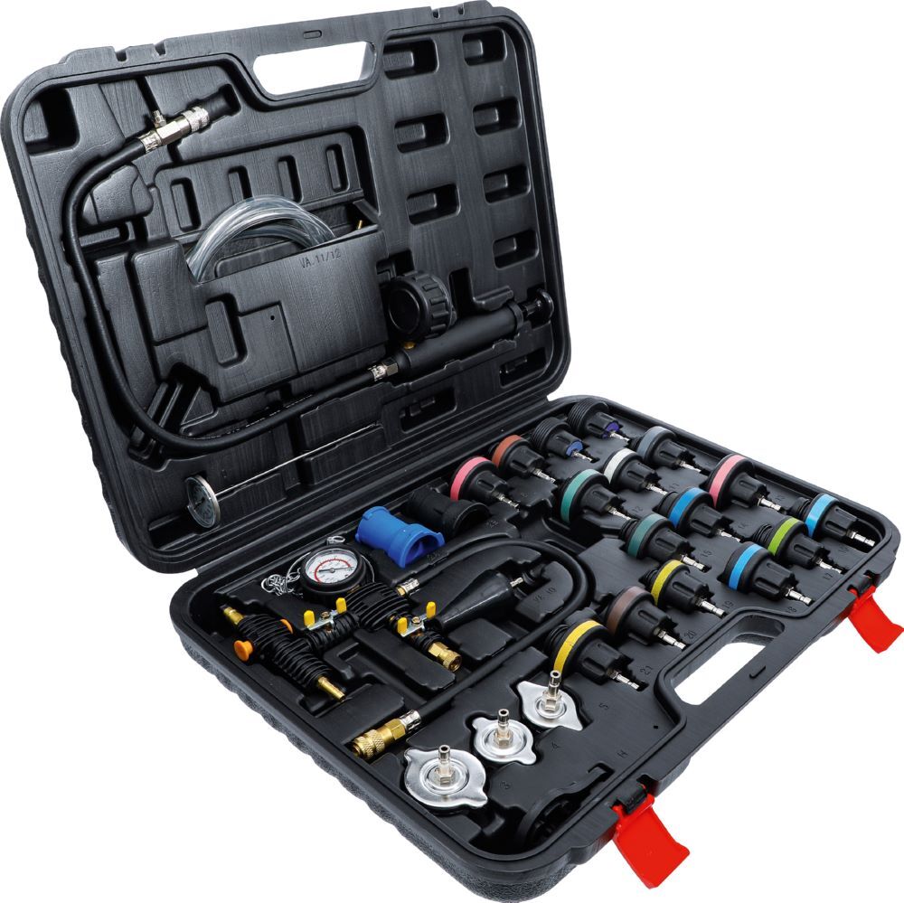 BGS Diy Kühlsystem Abdruck und Prüfgerät mit Befüllsystem 27 teilig BGS Diy Kühlsystem Abdruck und Prüfgerät mit Befüllsystem 27 teilig