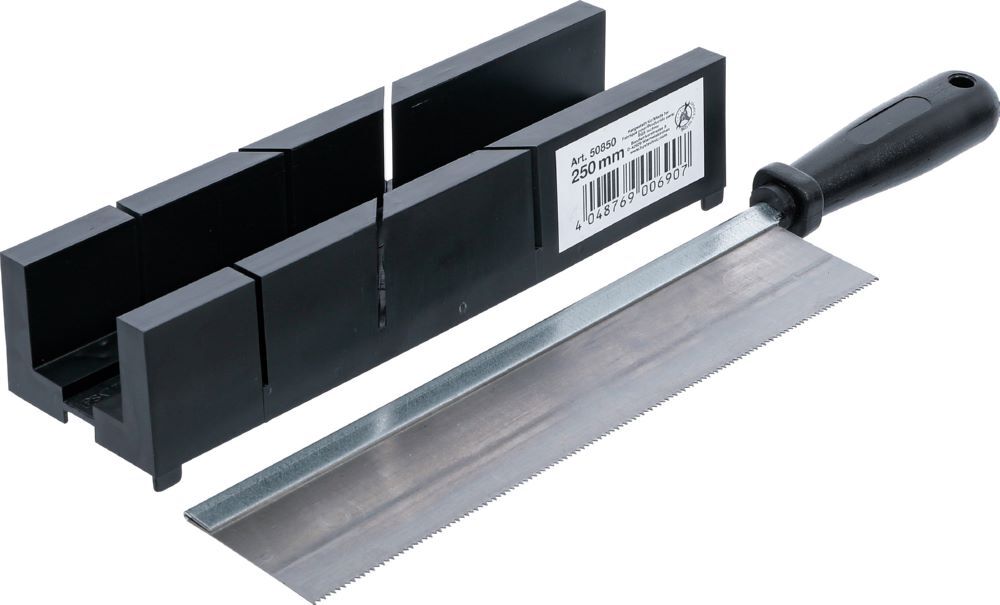 Produktbild Kunststoff Gehrungslade 245 x 65 x 48 mm mit Feinsäge bild 2