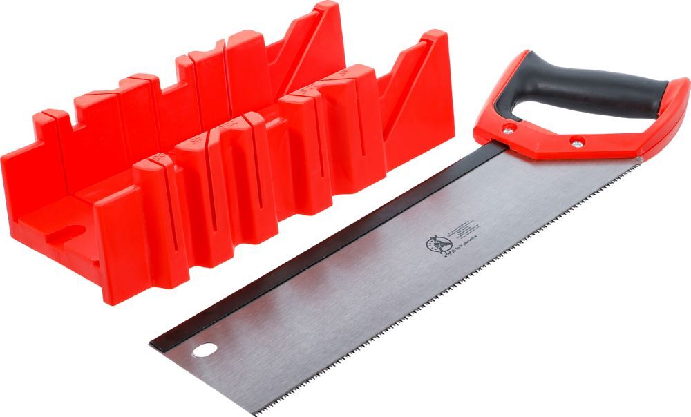 Produktbild Kunststoff Gehrungslade 300 x 130 x 80 mm mit Rückensäge bild 3