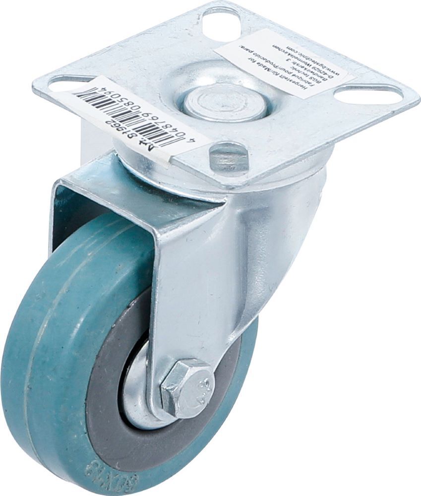 BGS Diy Lenkrolle Gummi mit Anschraubsockel Durchmesser 50 mm Produktbild BGS Diy Lenkrolle Gummi mit Anschraubsockel Durchmesser 50 mm