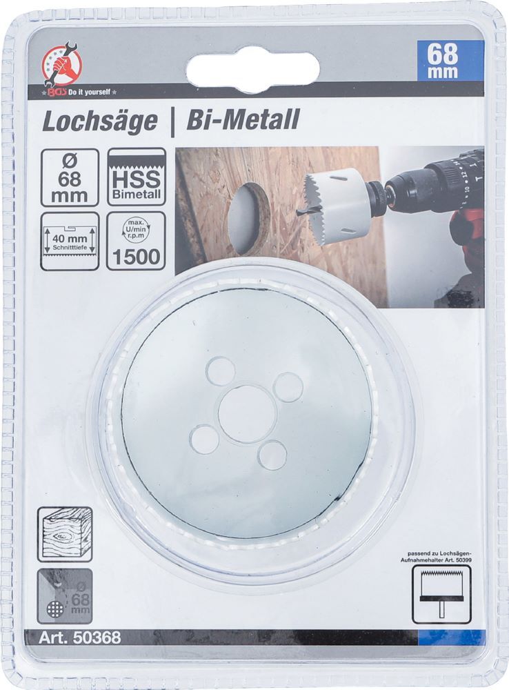 Produktbild Lochsäge Durchmesser 68 mm Tiefe 40 mm bild 5