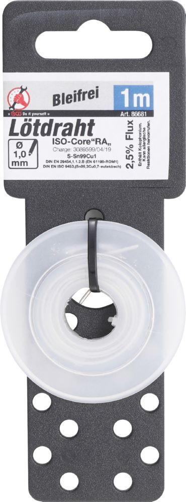 BGS Diy Lötdraht 1 mm x 1 m Produktbild BGS Diy Lötdraht 1 mm x 1 m bild 4