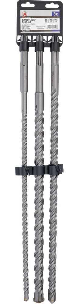 Produktbild Mauer Durchbruch Bohrer Satz SDS-MAX-Schaft 16 / 20 / 26 mm 3 teilig bild 4