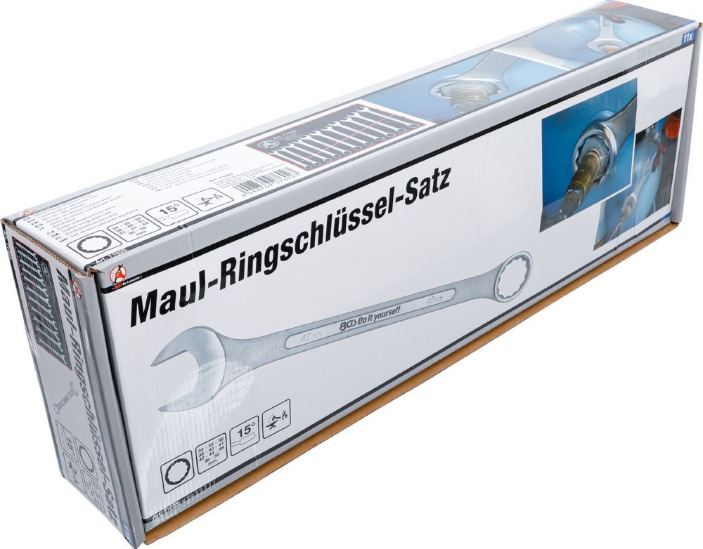 BGS Diy Maul Ringschlüssel Satz XXL 34 - 50 mm 11 teilig BGS Diy Maul Ringschlüssel Satz XXL 34 - 50 mm 11 teilig