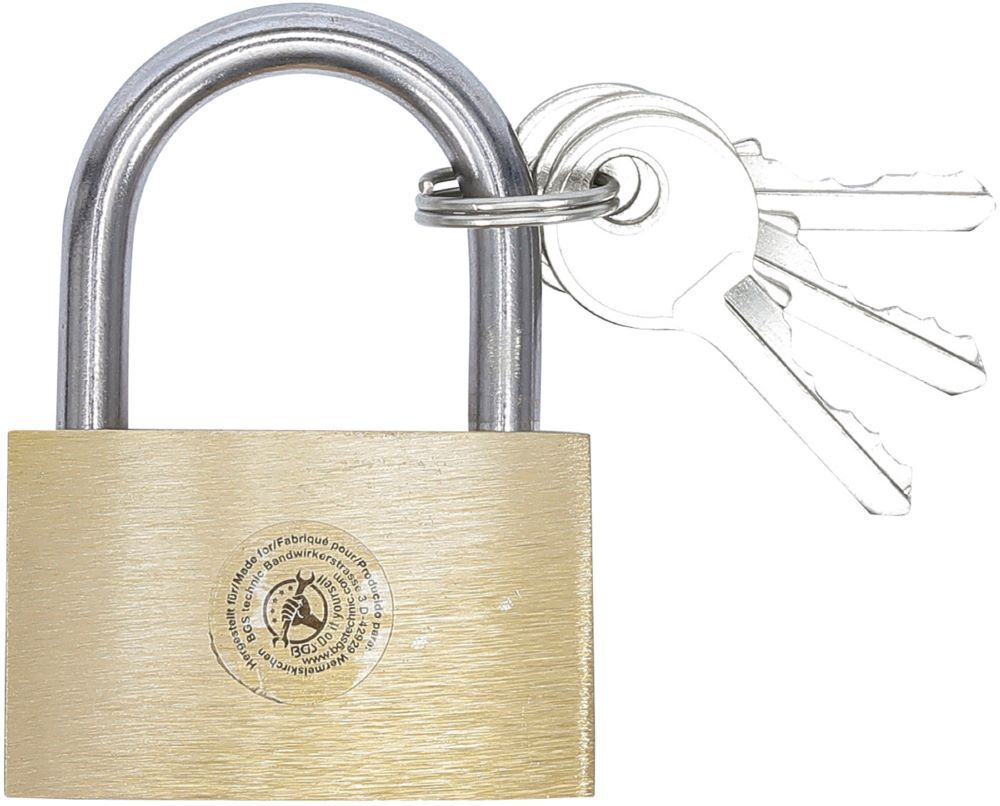 Produktbild BGS Diy Messing Vorhängeschloss 40 mm