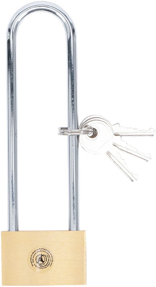 Produktbild BGS Diy Messing Vorhängeschloss extra hoher Bügel 40 mm