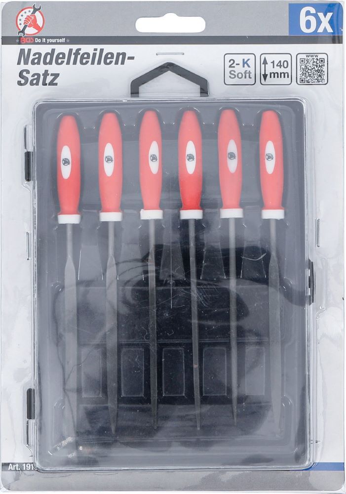 BGS Diy Nadelfeilen Satz 140 mm 6 teilig BGS Diy Nadelfeilen Satz 140 mm 6 teilig