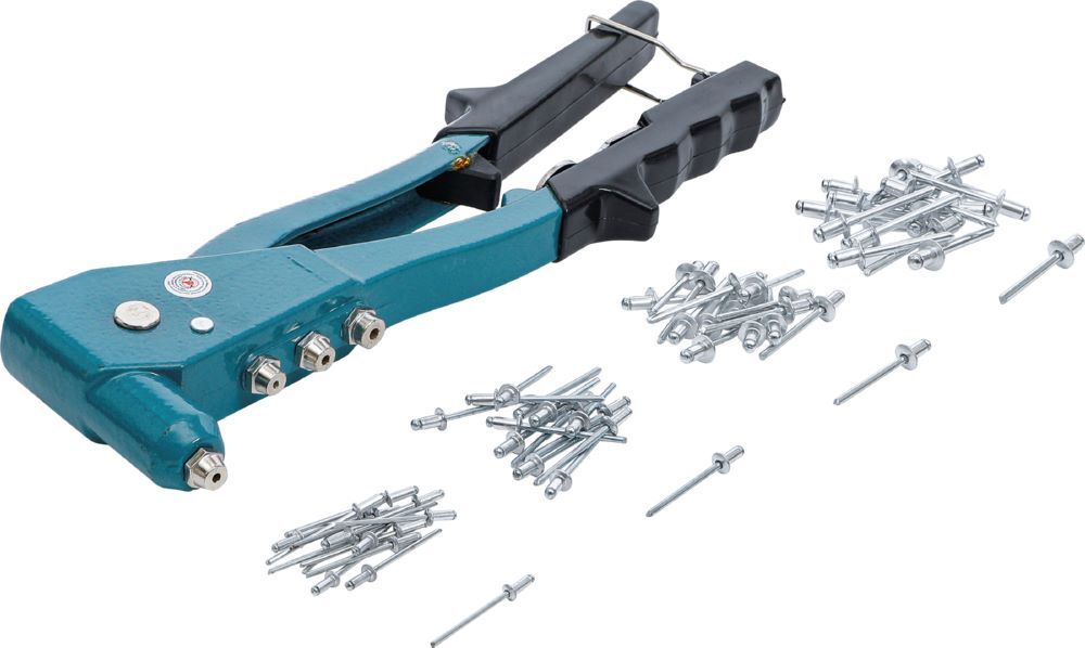 Produktbild BGS Diy Nietzangen Set 2,4 / 3,2 / 4,0 / 4,8 mm 250 mm