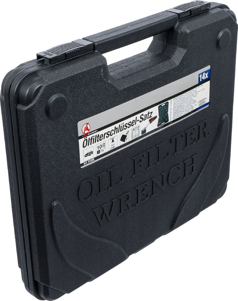 Produktbild Ölfilterschlüssel Satz Antrieb Innenvierkant 3/8 Zoll 14 teilig bild 5