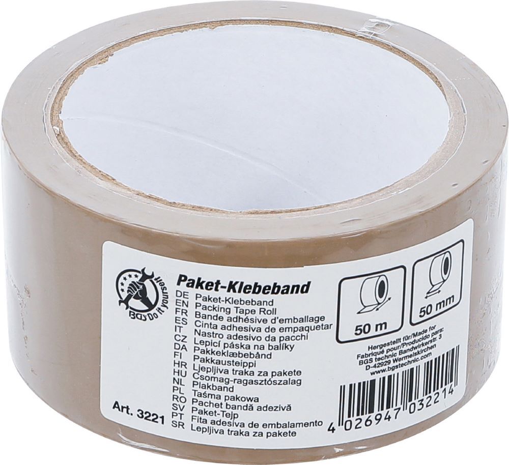 Produktbild Paket Klebeband braun | 50 mm x 50 meter bild 4