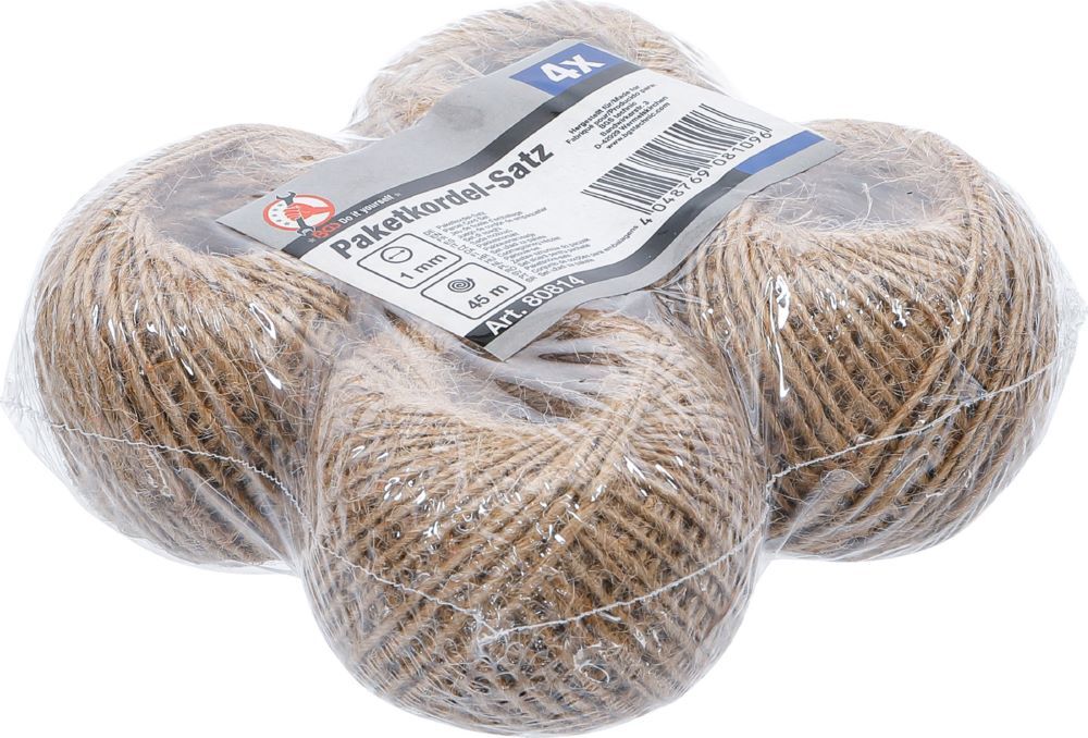 Produktbild Paketkordel Satz 1 mm x 45 m 4 teilig bild 3