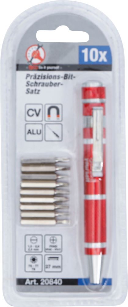 Produktbild Präzisions Bit Schrauber Satz 10 teilig bild 4