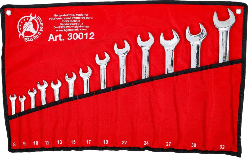 BGS Diy Ratschenring Maulschlüssel Satz 8 - 32 mm 13 teilig flexible Köpfe Produktbild BGS Diy Ratschenring Maulschlüssel Satz 8 - 32 mm 13 teilig flexible Köpfe bild 5
