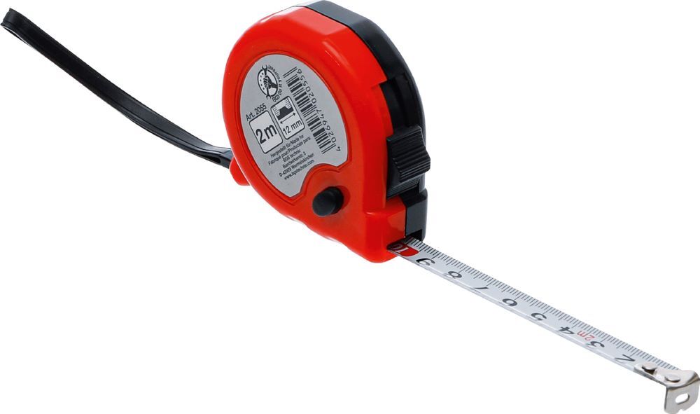 BGS Diy Rollbandmaß 12 mm x 2 m Produktbild BGS Diy Rollbandmaß 12 mm x 2 m
