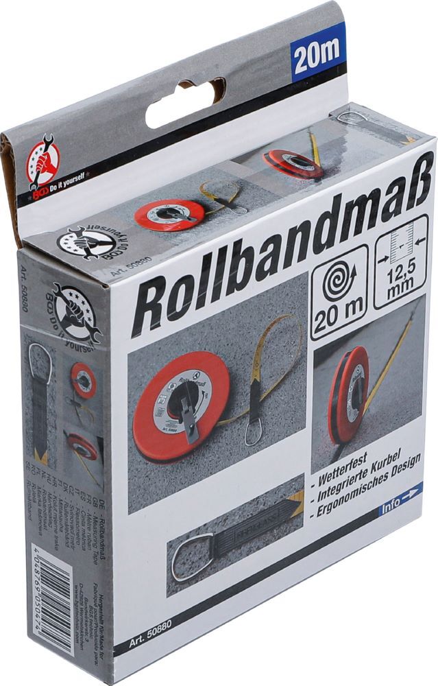 BGS Diy Rollbandmaß 12,5 mm x 20 m Produktbild BGS Diy Rollbandmaß 12,5 mm x 20 m bild 3