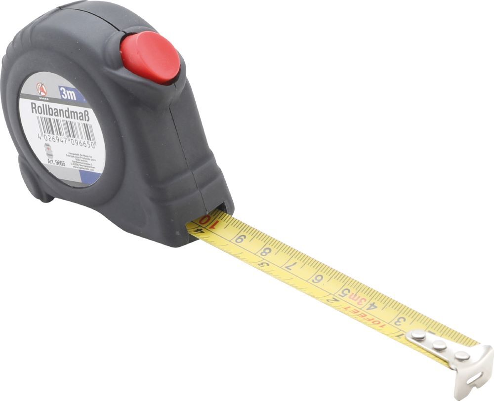 BGS Diy Rollbandmaß 16 mm x 3 m Produktbild BGS Diy Rollbandmaß 16 mm x 3 m