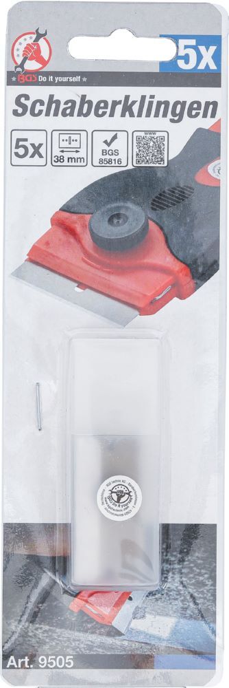 BGS Diy Schaberklingen 5 teilig Produktbild BGS Diy Schaberklingen 5 teilig bild 3