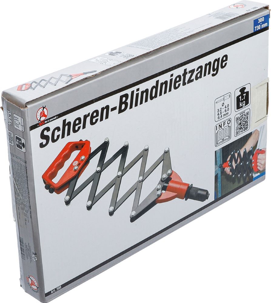 Produktbild Scheren Blindnietzange 3,2 - 6,4 mm 300 - 730 mm bild 5