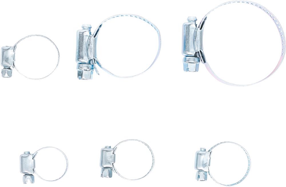 Produktbild Schlauchklemmen Sortiment Durchmesser 4 - 45 mm 6 teilig bild 2