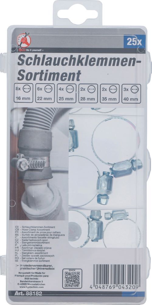 Produktbild Schlauchklemmen Sortiment 25 teilig bild 3