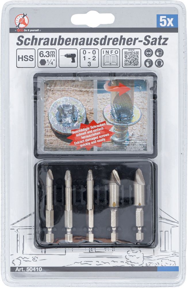 Produktbild Schraubenausdreher Satz 0 - 3 / 5 teilig bild 3