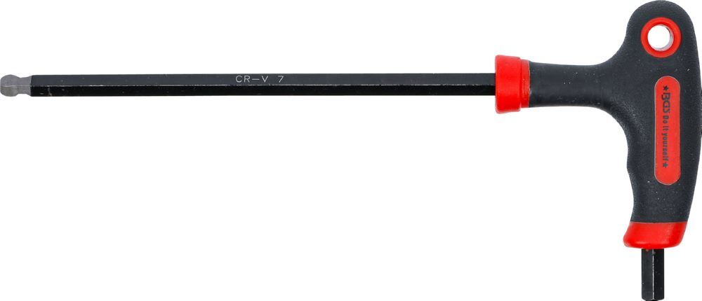 Produktbild BGS Diy Schraubendreher Innensechskant mit Kugelkopf 7 mm mit T-Griff bild 2