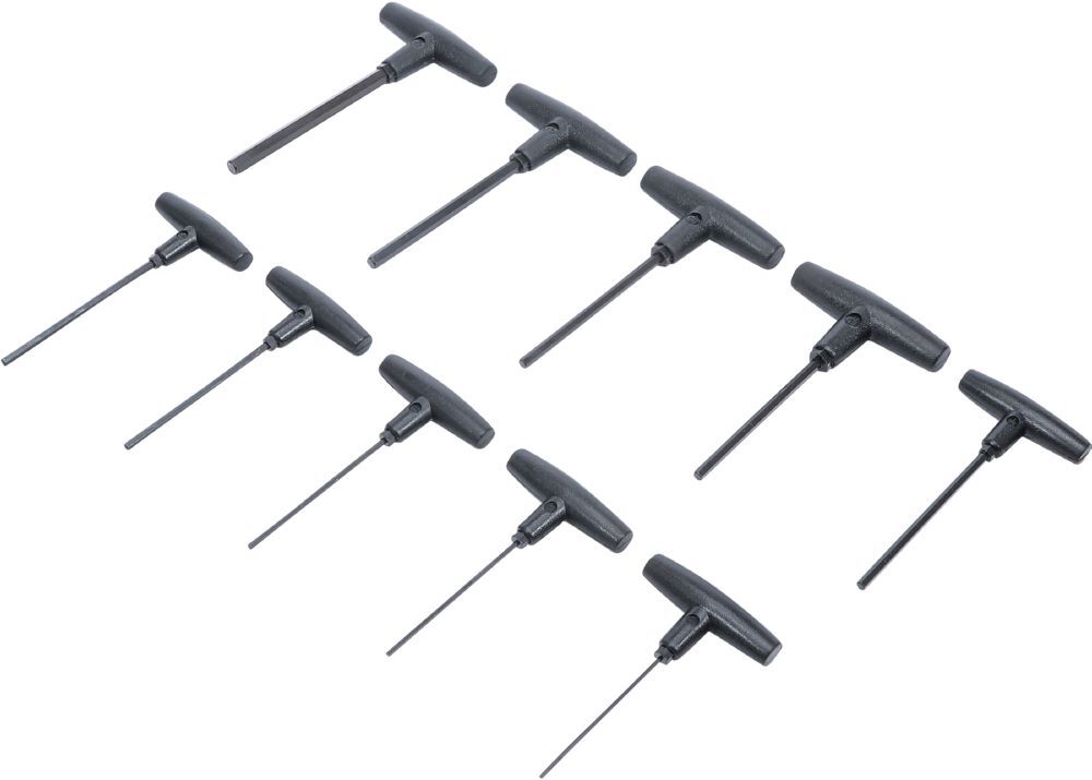 BGS Diy Schraubendreher Satz mit 2 - 10 mm 10 teilig T-Griff Innensechskant Produktbild BGS Diy Schraubendreher Satz mit 2 - 10 mm 10 teilig T-Griff Innensechskant bild 2