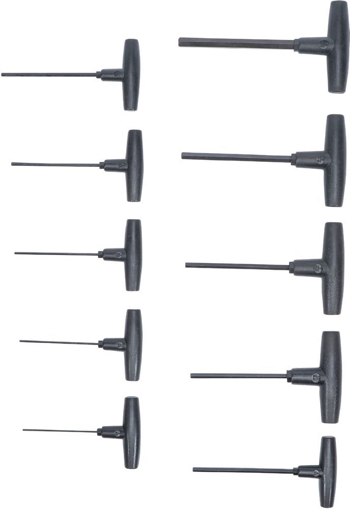 BGS Diy Schraubendreher Satz mit 2 - 10 mm 10 teilig T-Griff Innensechskant Produktbild BGS Diy Schraubendreher Satz mit 2 - 10 mm 10 teilig T-Griff Innensechskant bild 3