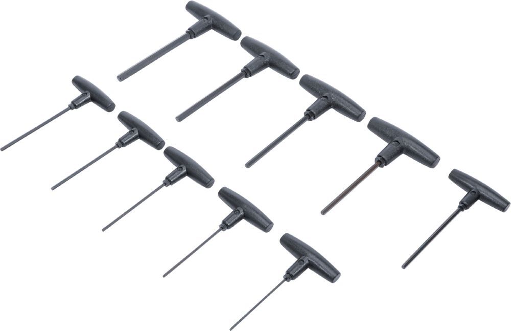 BGS Diy Schraubendreher Satz Innensechskant 3/32 Zoll - 3/8 Zoll 10 teilig mit T-Griff BGS Diy Schraubendreher Satz Innensechskant 3/32 Zoll - 3/8 Zoll 10 teilig mit T-Griff