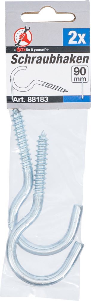 Produktbild Schraubhaken 90 mm 2 teilig bild 3