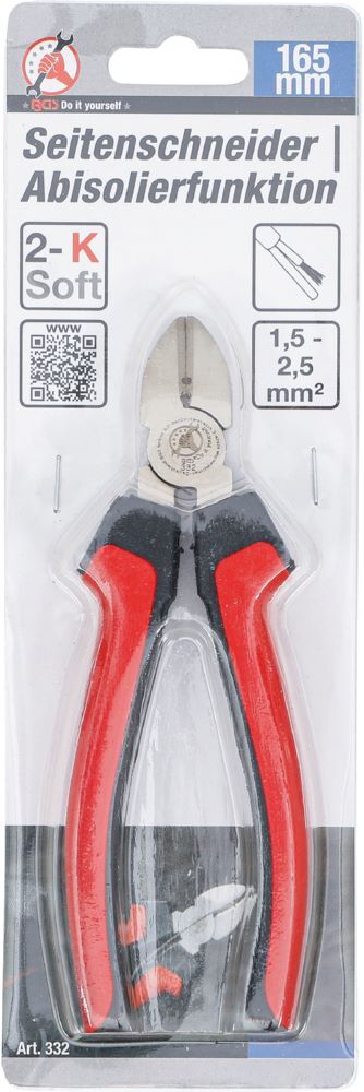 BGS Diy Seitenschneider Abisolierfunktion 165 mm Produktbild BGS Diy Seitenschneider Abisolierfunktion 165 mm bild 4