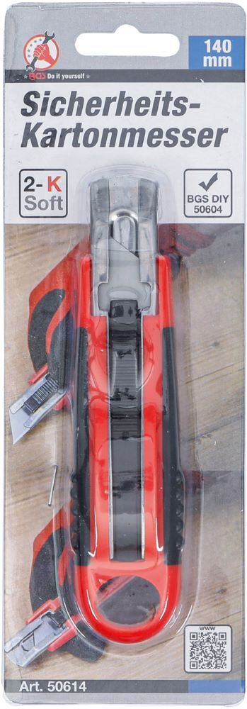 BGS Diy Sicherheits Kartonmesser 140 mm Produktbild BGS Diy Sicherheits Kartonmesser 140 mm bild 5