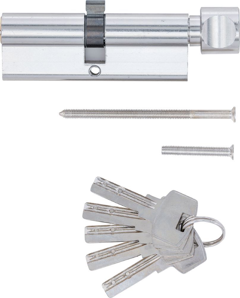 Produktbild Sicherheits Türzylinder mit Drehknauf 45/45 90 mm bild 3