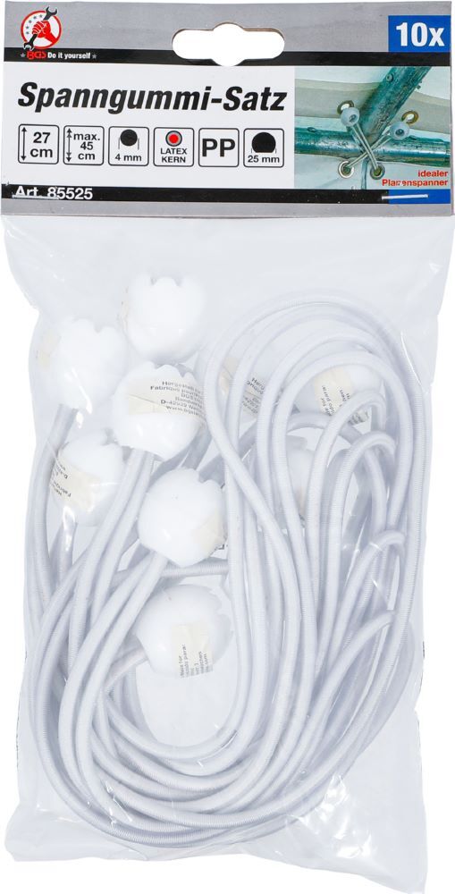 Produktbild Spanngummi Satz mit Kugel 27 cm 10 teilig bild 5