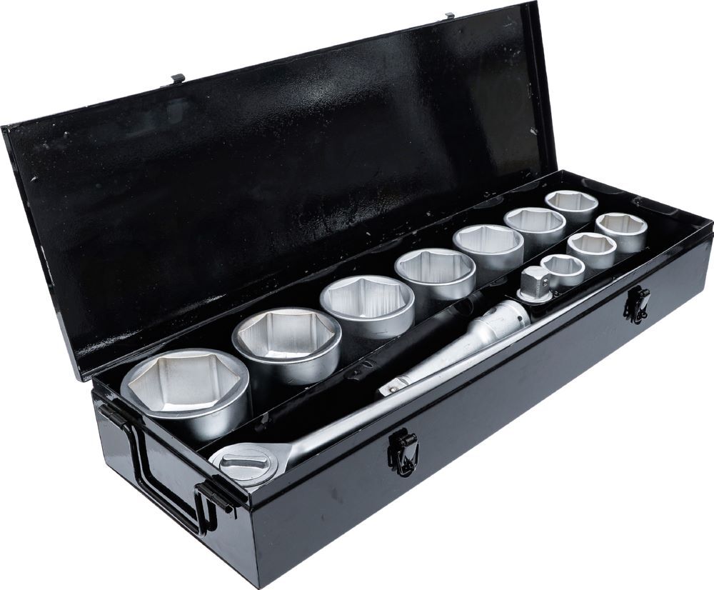 Produktbild Steckschlüssel Satz Antrieb 1 Zoll 36 - 80 mm 15 teilig bild 3